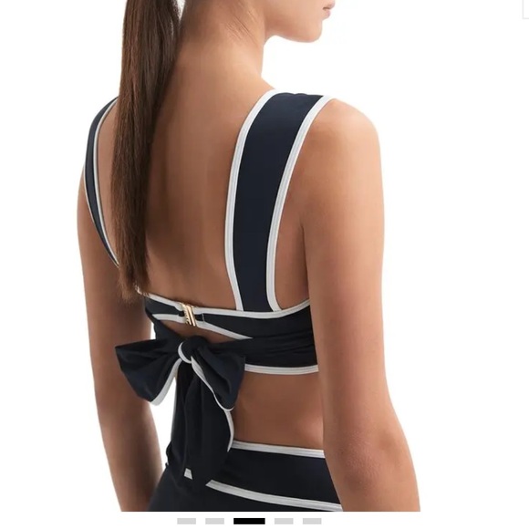 Reiss Cristina Wrap bikini top - Picture 3 of 4